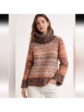 Desigual Long Freya Cozy cowl neck sweater XL Fits Size medium
